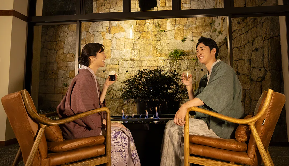 Premium 下呂本館のプレミアムラウンジ