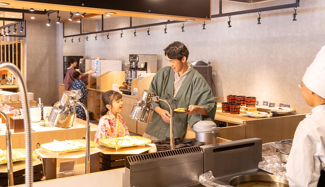 Premium 下呂本館のバイキングレストラン